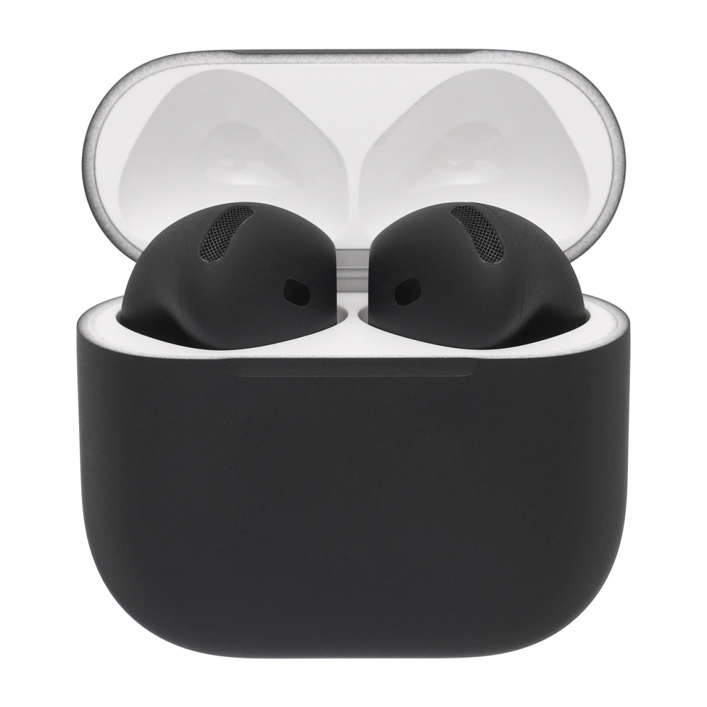 Беспроводные наушники Apple AirPods 4 ANC Color с шумоподавлением (Matte Black). Фото 1