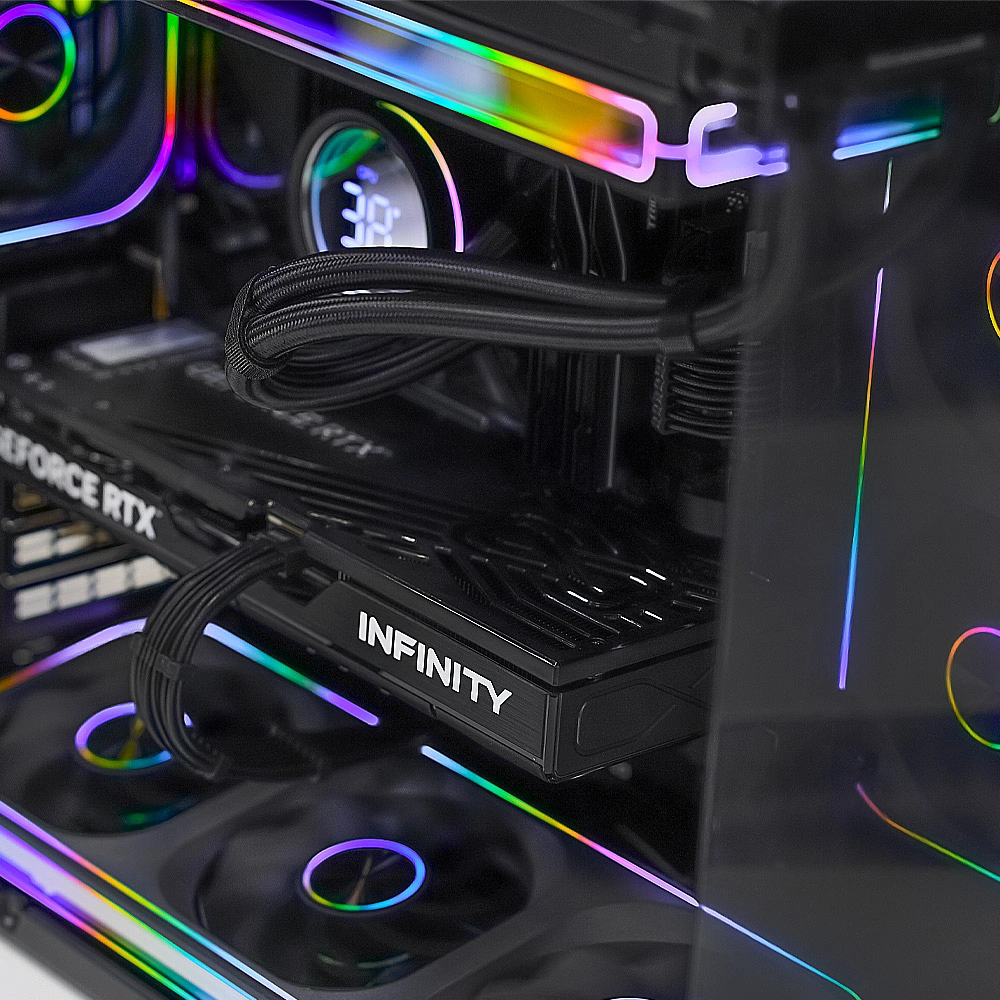 Системный блок CORE PRO (O11 Ryzen 7 7800X3D, 32Гб DDR5, RTX5070, SSD 1Тб M.2, Gigabyte B850, 850Вт). Фото 6