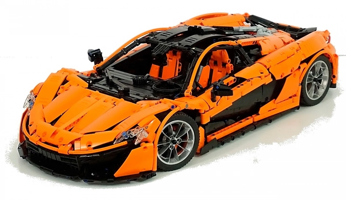 Конструктор Mould King Models 13090S. McLaren P1 hypercar 1:8, 3268 деталей. Фото 3
