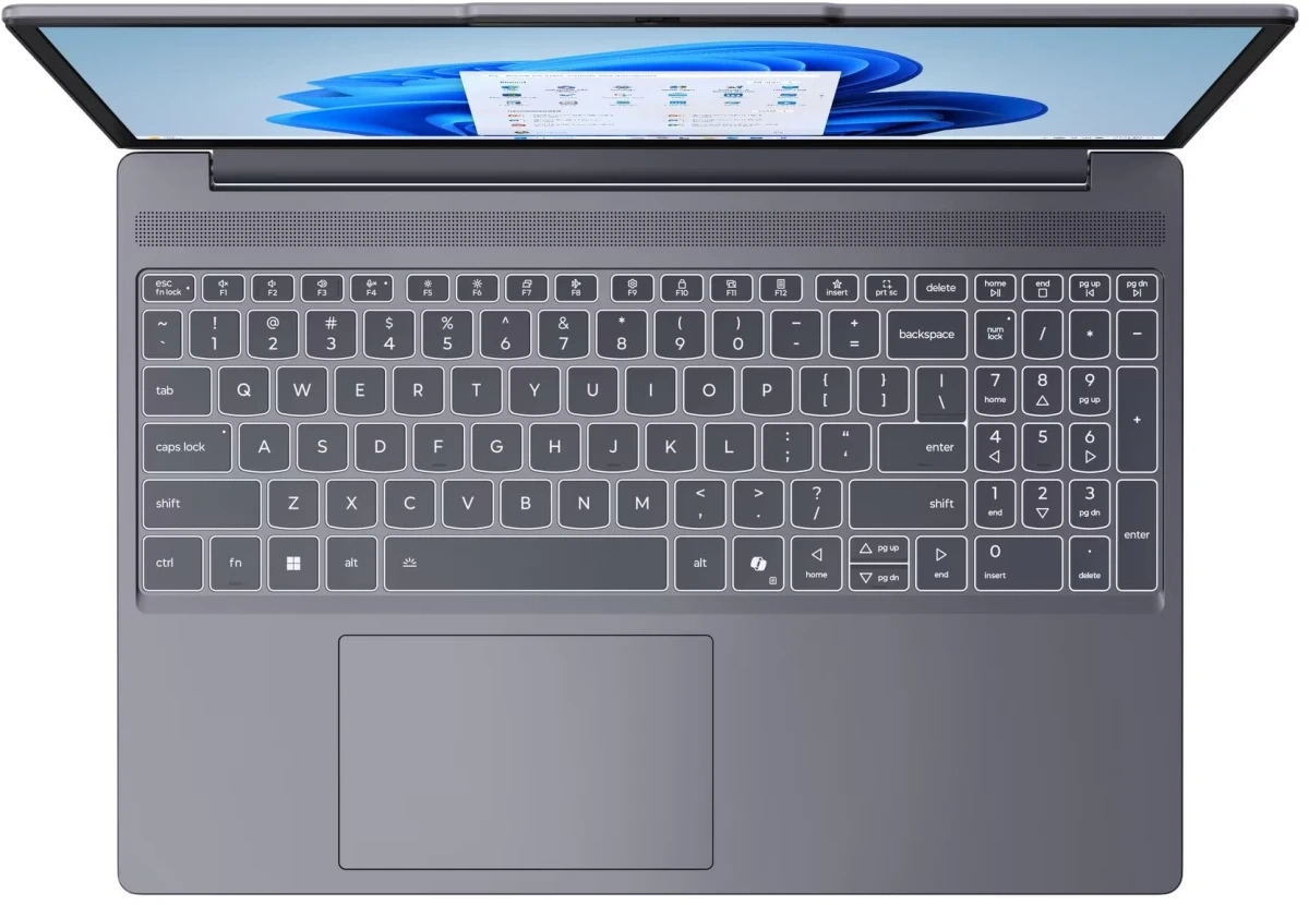 Lenovo IdeaPad Slim 3 15AHP10 Серый (15.3", Ryzen 5 8540U, 16Гб, 512Гб SSD, AMD Radeon 740M, DOS) 83KA000TRK. Фото 2