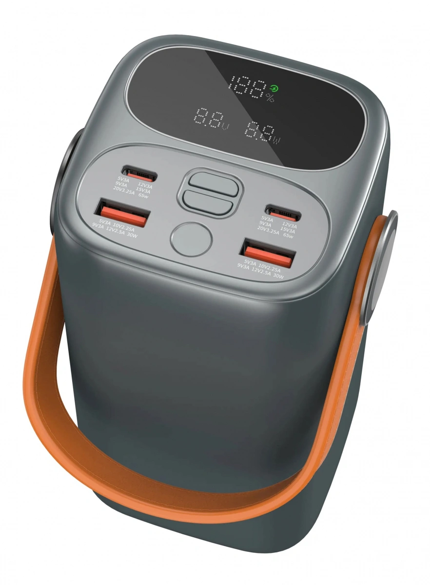 Внешний аккумулятор GRNOE Protable Powerbank 40000 mAh 65w c40, Чёрный. Фото 2