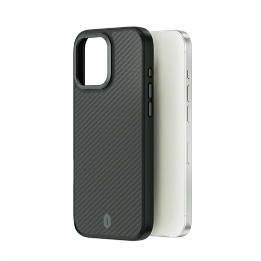 Накладка Wiwu для iPhone 16 Pro Max Defense Ultra Kevlar, Black (DCC-205). Фото 5