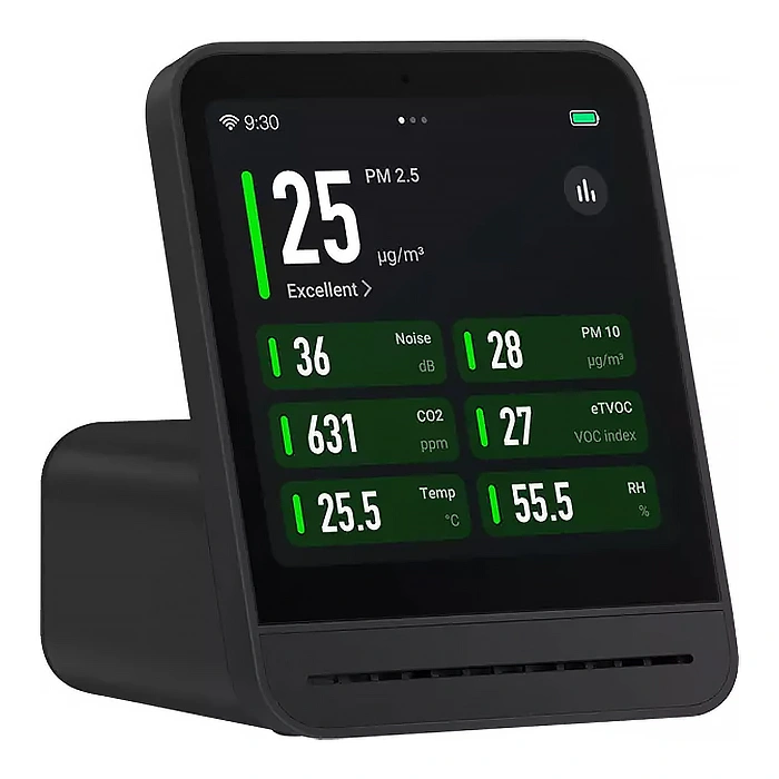 Монитор качества воздуха Xiaomi Qingping Air Monitor 2, Black (CGS2). Фото 2