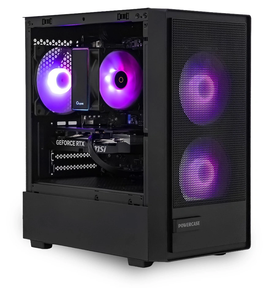Системный блок CORE M (SM02 Ryzen 5 5600, 32Гб DDR4, RTX5060, SSD 1Тб M.2, MSI B550M-B, 650Вт). Фото 1