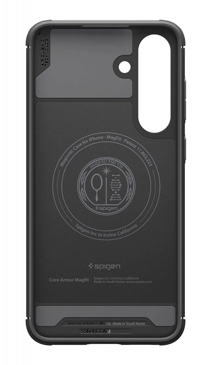 Накладка Spigen Core Armor для Samsung Galaxy S25 FE MagSafe, Чёрная матовая (ACS10021). Фото 3