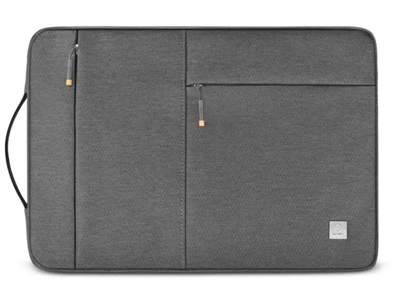 Чехол-Сумка Wiwu Alpha Slim Sleeve 15.6, Серая. Фото 1