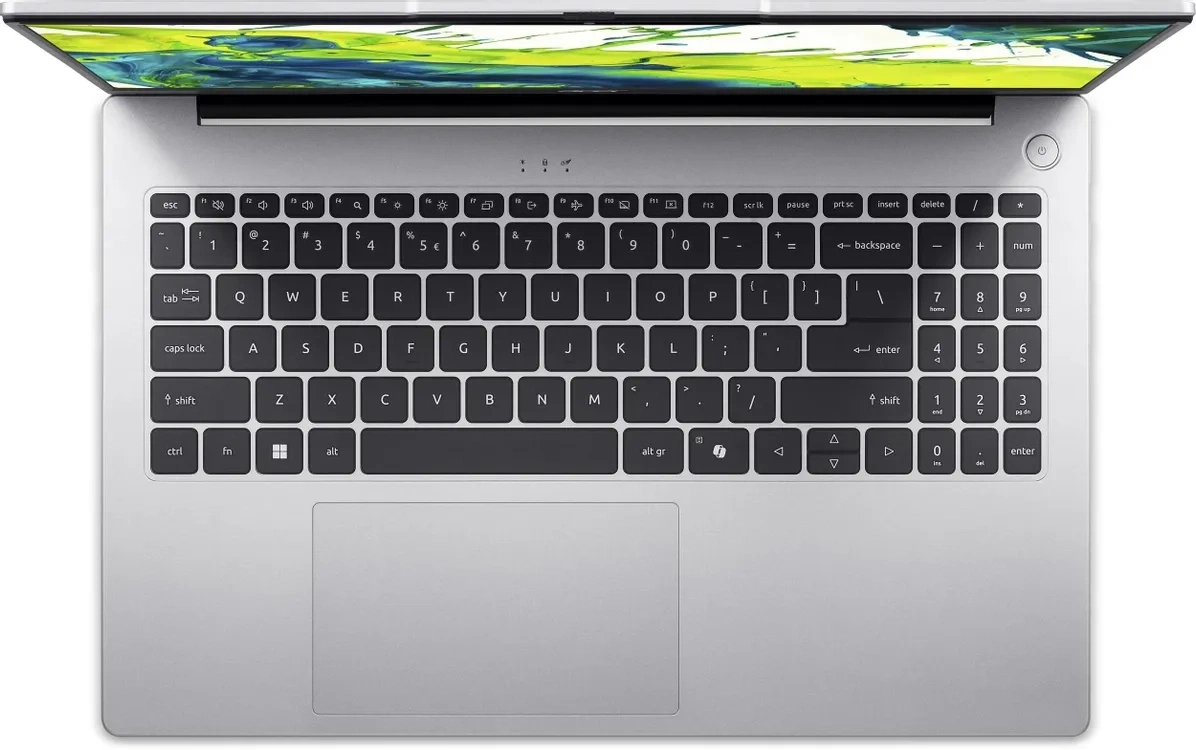 Ноутбук Acer Aspire Lite, Серебристый (AL15-74P-7403) (15.6", Intel Core Ultra 7 155H, 16 Гб DDR5, 512 Гб SSD, Intel Arc, no OS) NX.DQSCD.001. Фото 2