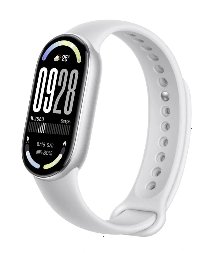 Фитнес-браслет XiaoMi Smart Band 10, Glacier Silver (BHR07PSGL). Фото 1