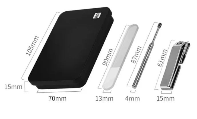 Маникюрный набор HuoHou Fire Splash Nail Clippers Set 4 (HU0210). Фото 3