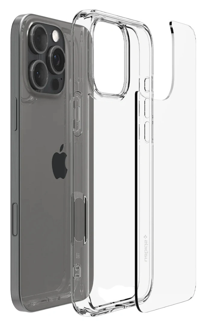Накладка Spigen Ultra Hybrid для iPhone 16 Pro, Crystal Clear (ACS08121). Фото 4
