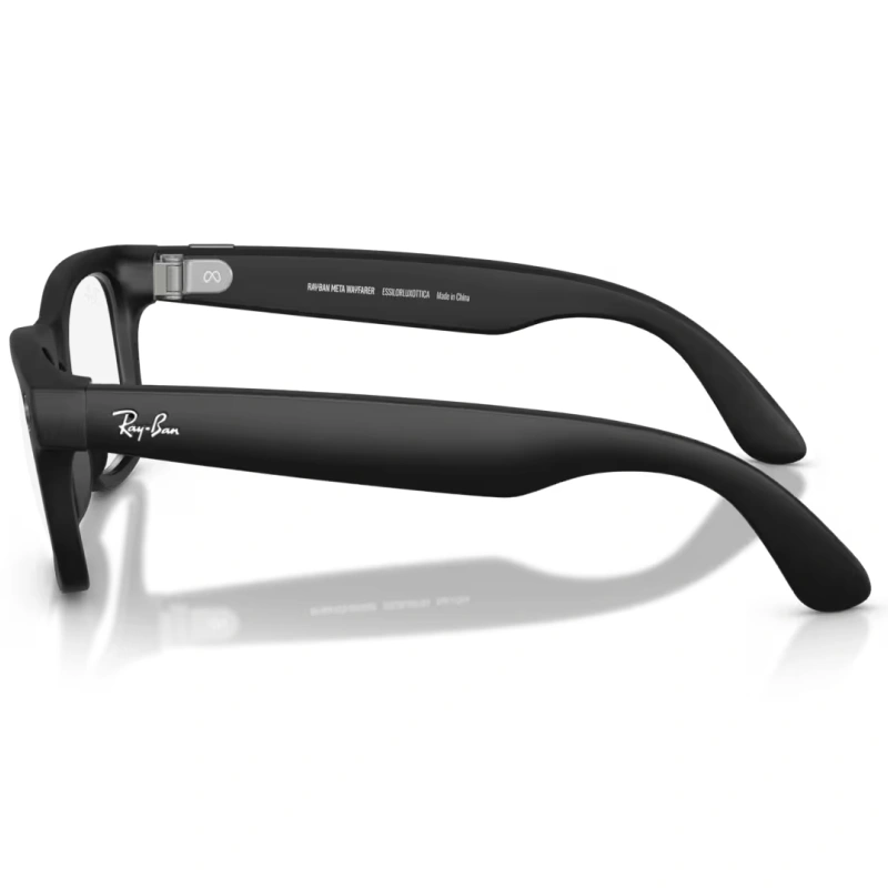 Умные очки Ray Ban Wayfarer (Gen 2) RW4012 Матовый черный/Прозрачный L 155-53mm (601SSB). Фото 3