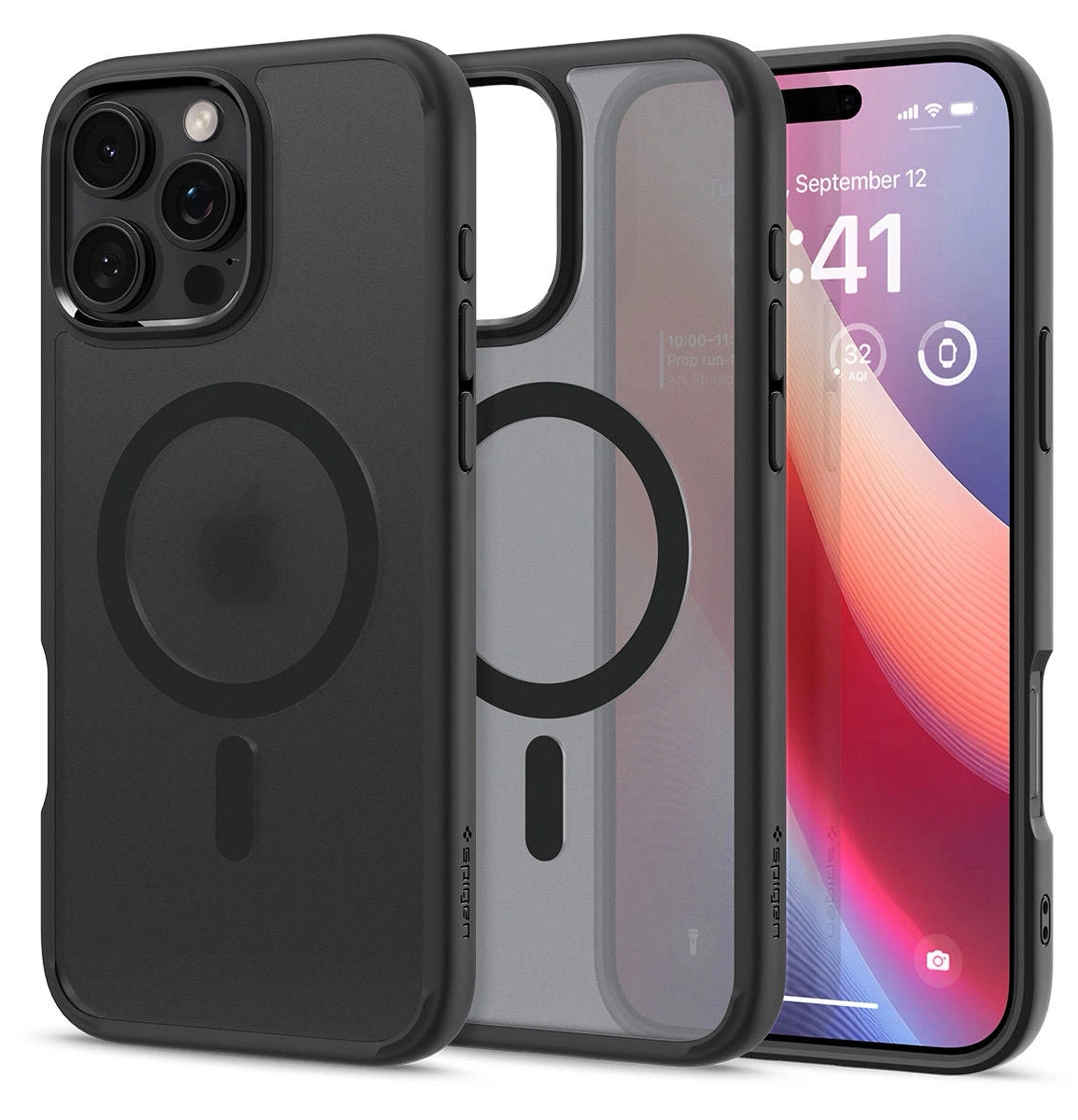 Накладка Spigen Ultra Hybrid MagSafe для iPhone 16 Pro, Frost Black (ACS08134). Фото 1