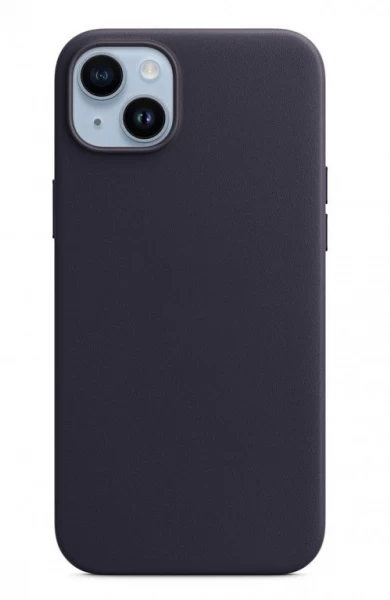 Накладка Silicone Case With MagSafe для iPhone 15, Чёрная