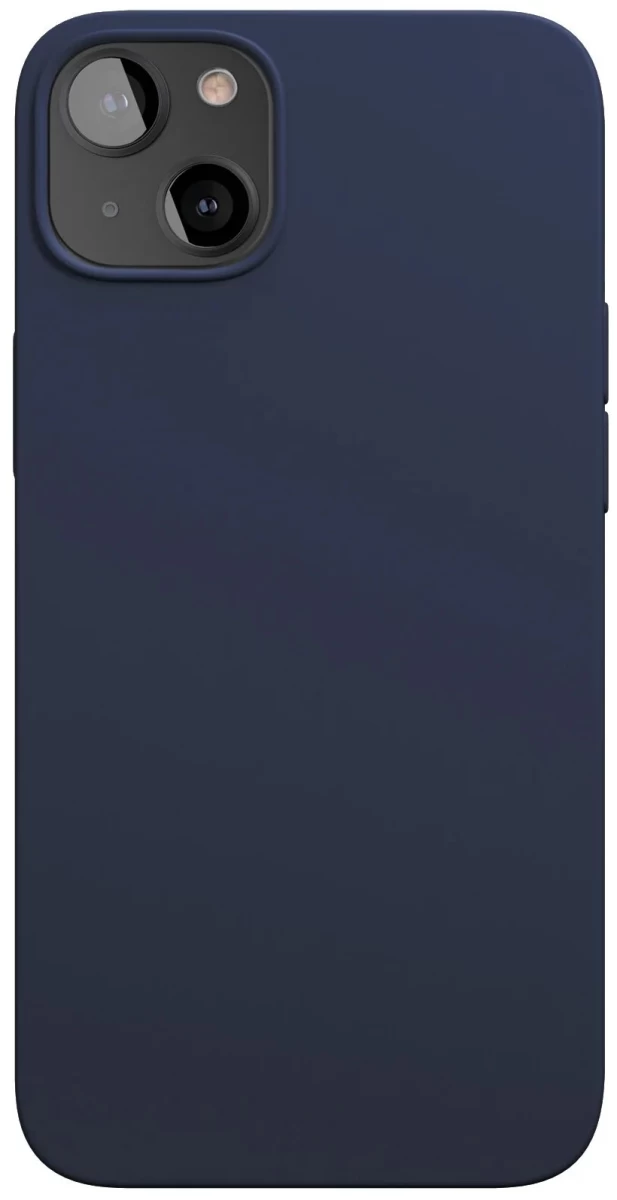 Накладка Silicone Case With MagSafe для iPhone 15, Тёмно-синяя