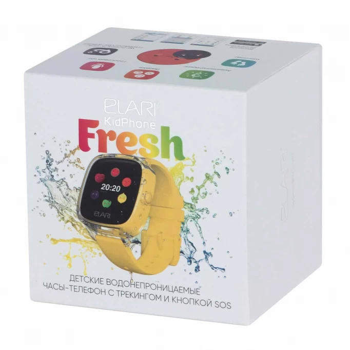 Умные часы Elari Kidphone Fresh (KP-F), Желтые