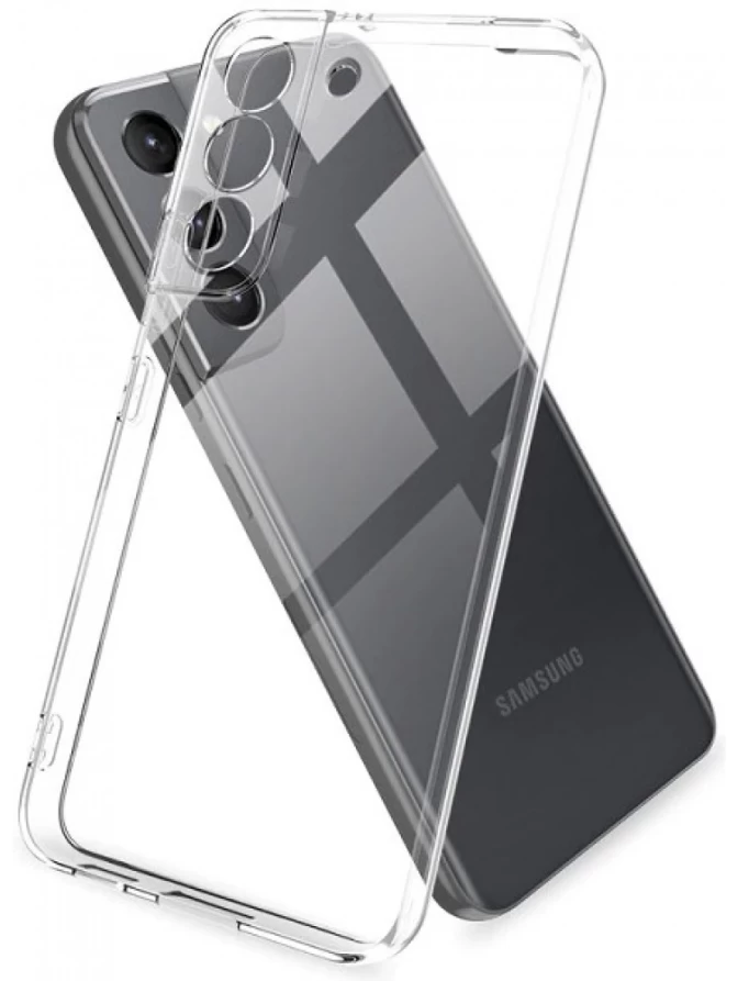 Накладка для Samsung Galaxy S22 Plus силикон, Прозрачная