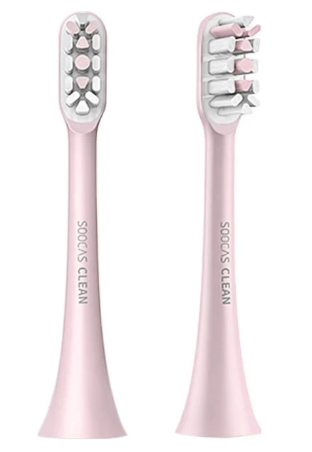 Сменные насадки для зубной щетки Soocare Soocas X3/X3U/X5, розовые