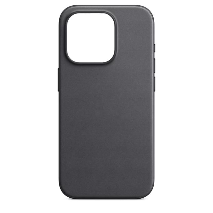Накладка FineWoven Case with MagSafe для iPhone 15, Чёрная