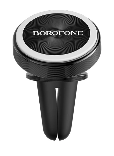 Держатель Borofone BH6 Platinum metal magnetic in-car holder for air outlet, Чёрный