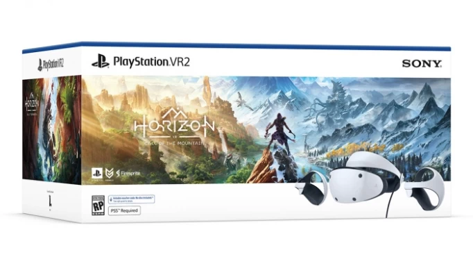 Шлем виртуальной реальности Sony Playstation VR2 + игра Horizon: Call of Mountains (CFI-ZVR1)