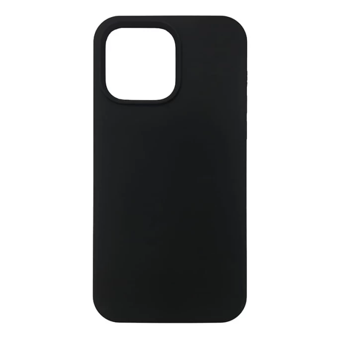 Накладка Silicone Case для iPhone 15 Pro, Чёрная