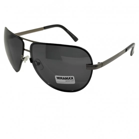 Солнцезащитные очки Miramax 9093 (C) 50 18-143, Чёрный, серебристый