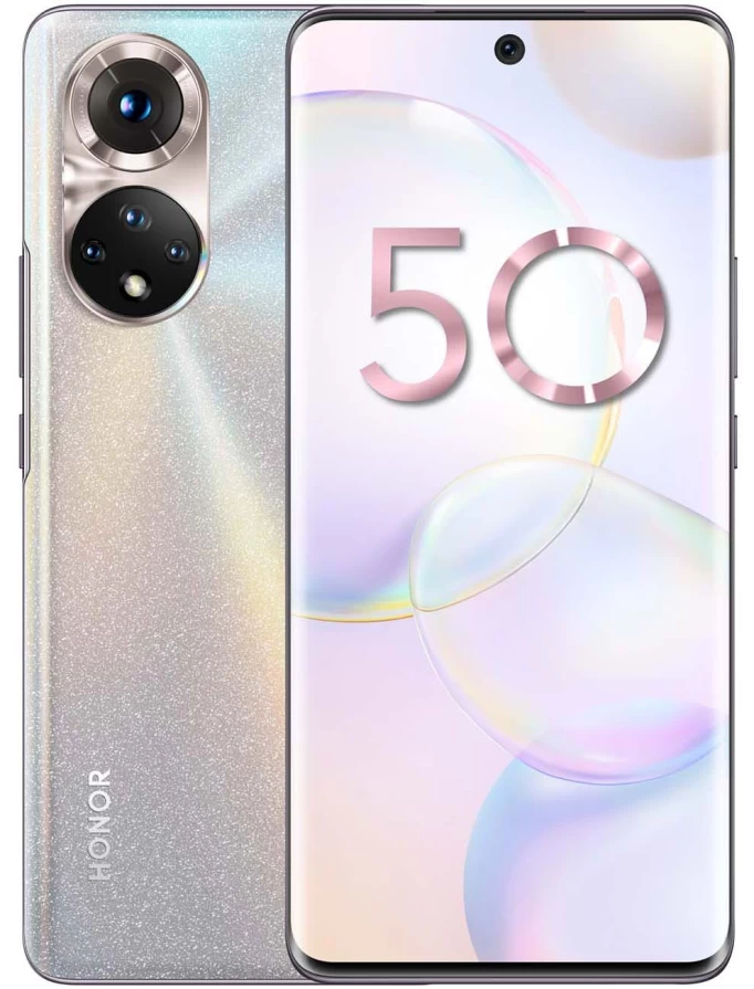Смартфон Honor 50 8/256Gb Мерцающий кристалл
