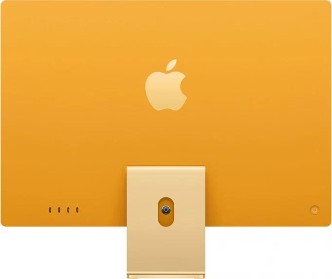 Apple iMac 24" Retina 4,5K, (Z12S000BK) (M1, 8C CPU, 8C GPU, 8 ГБ, 256 ГБ SSD), Жёлтый