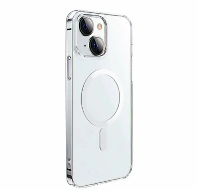 Накладка Wiwu Crystal Magnetic case With MagSafe для iPhone 15, Прозрачная (MCC-101)