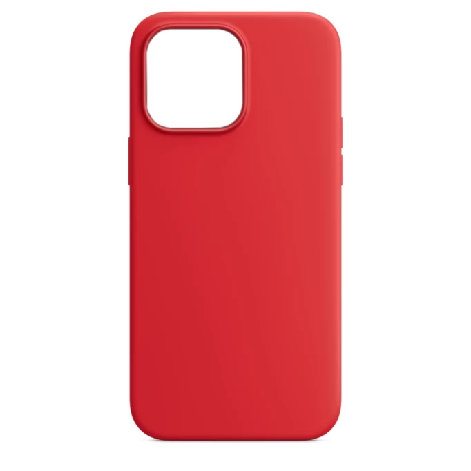 Накладка Silicone Case для iPhone 15 Pro Max, Красная