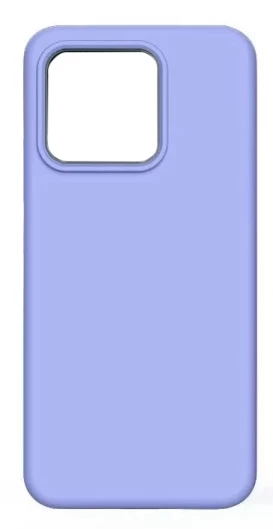 Накладка Silicone Case для iPhone 15 Plus, Лиловая