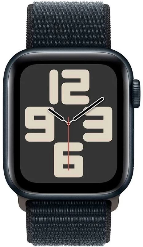 Apple Watch SE 2023, 44 мм, алюминий цвета "тёмная ночь", Midnight Sport Loop (MREA3)