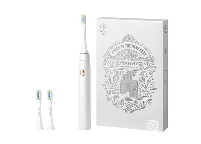 Электрическая зубная щетка Soocas Toothbrush X3U (с ополаскивателем), Misty White