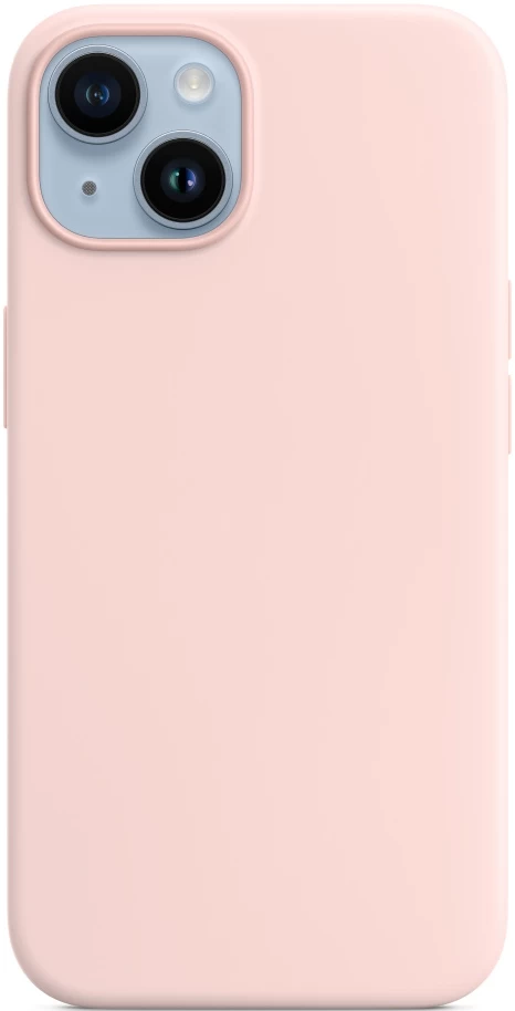 Накладка Silicone Case With MagSafe для iPhone 15, Розовая