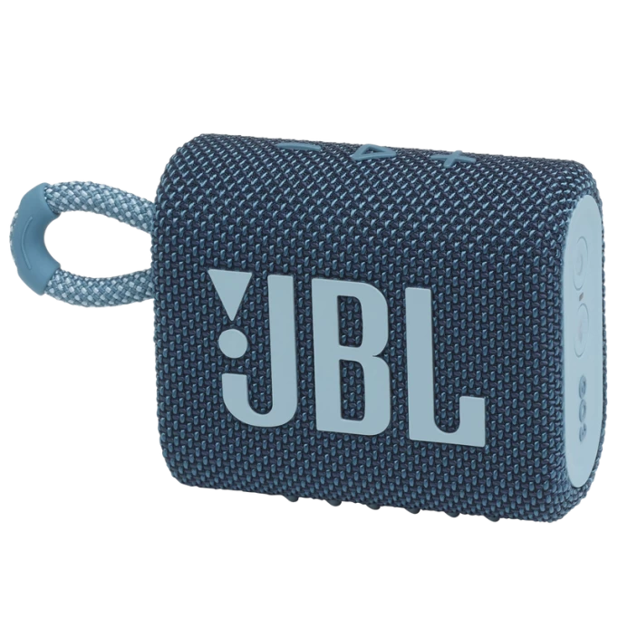 Беспроводная акустика JBL Go 3 Blue/Синий (JBLGO3BLU)