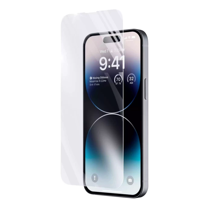 Защитное стекло Anank Full Glass 2.5D для iPhone 15 Plus, Прозрачное
