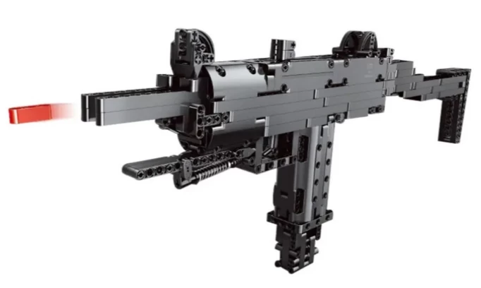 Конструктор Mould King Block Gun 14006. Пистолет-пулемет Mini Uzi, 796 деталей.