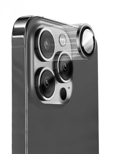 Защитное стекло на камеру Wiwu Lens Guard для iPhone 15 Pro, Серое