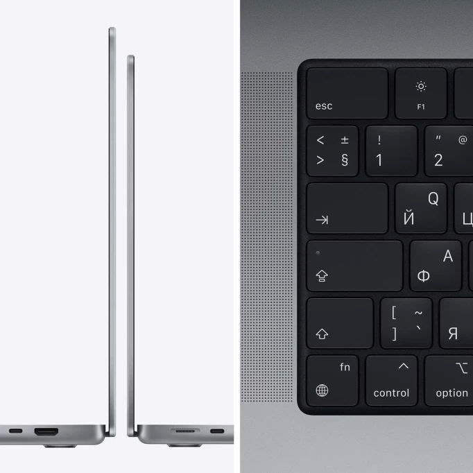 Apple MacBook Pro 16" (2021) 1Tb Space Gray (MK193) (M1 Pro 10C CPU, 16 ГБ, 1 ТБ SSD, Touch ID)
